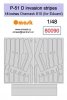 Omask 80090 P-51 D invasion stripes 18 inches - Oramask (for Eduard) 1/48